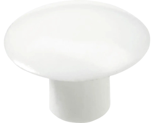 Abdeckkappe zum Eindrücken Ø 6/12 mm Kunststoff weiß Möbelknopf aus Kunststoff