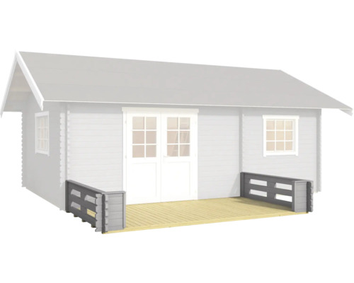 Terrasse Outdoor Life Caroline 365 x 200 cm lichtgrau Terrasse Outdoor Life Caroline 365 x 200 cm lichtgrau