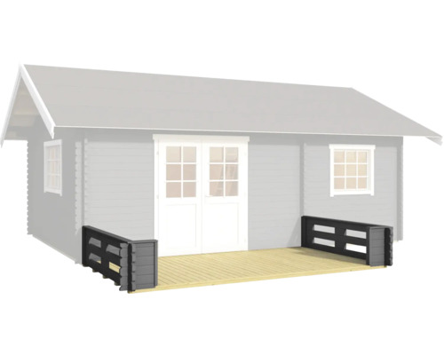 Terrasse Outdoor Life Caroline 365 x 200 cm carbongrau Terrasse Outdoor Life Caroline 365 x 200 cm carbongrau