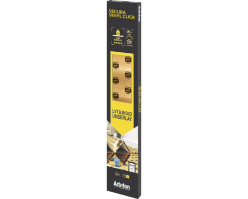 Secura Vinyl Click Trittschalldämmung für LVT und Rigid Böden