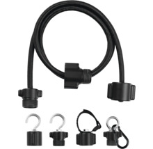 Modulfix Spanngummi-System Premium Set schwarz 9-tlg-thumb-1