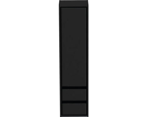 Hochschrank Sanox Loft BxHxT 40 x 160 x 35 cm rechts Frontfarbe schwarz matt