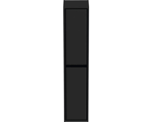 Hochschrank Sanox Loft BxHxT 40 x 170 x 35 cm rechts Frontfarbe schwarz matt Schmaler, schwarzer Schrank