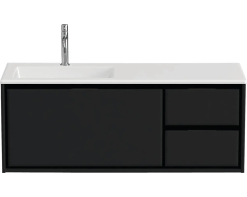 Waschtischunterschrank mit Waschbecken und Armatur