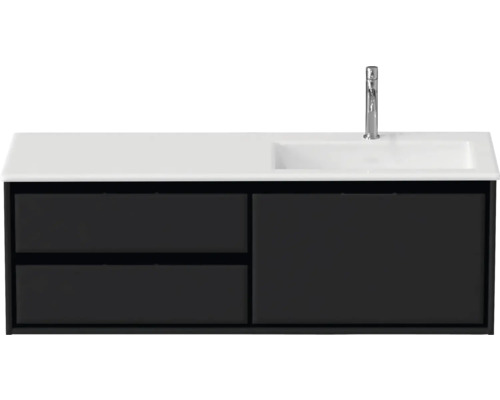 Waschtischunterschrank mit Waschbecken und Armatur