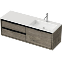 Waschtisch mit Unterschrank, Waschbecken, Armatur und Schubladen