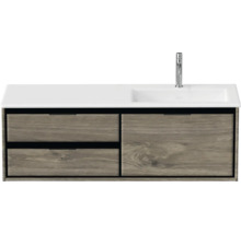 Waschtischunterschrank mit Waschbecken und Armatur