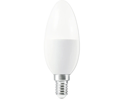 Ledvance Smart+ WIFI LED-Kerzenlampe dimmbar E14/4,9W (40W) matt 470 lm 2700 K LED Lampe in Eiform mit E14 Sockel