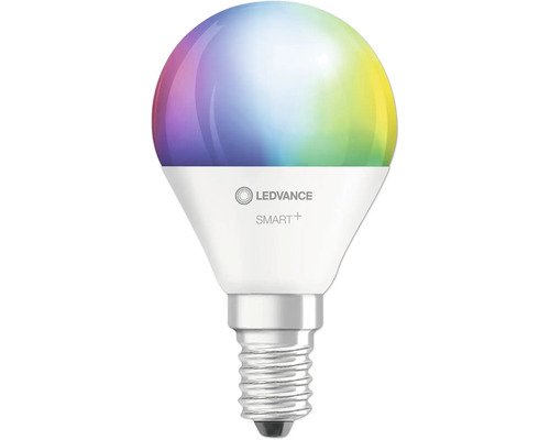 Ledvance Smart+ WIFI LED-Tropfenampe dimmbar E14/4,9W (40W) matt 470 lm 2700- 6500 K RGBW