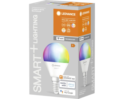 LEDVANCE Smart Plus Multicolor Leuchtmittel E14 in der Verpackung