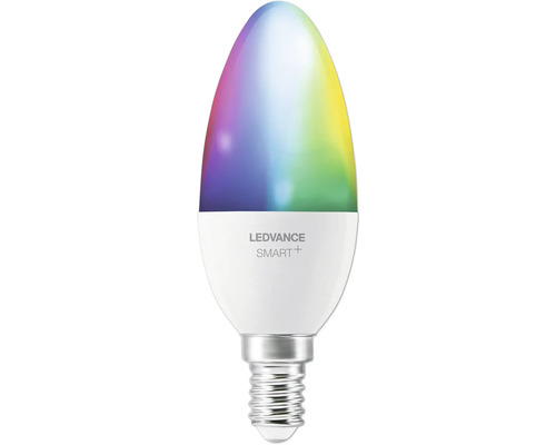 Ledvance Smart+ WIFI LED-Kerzenlampe dimmbar E14/4,9W (40W) matt 470 lm 2700- 6500 K RGBW 3 Stück