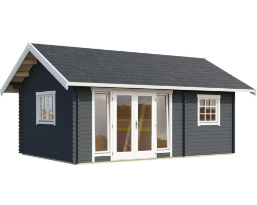 Gartenhaus mit Fenstern und Doppeltür