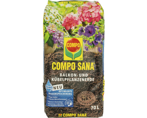 Balkon- und Kübelpflanzen COMPO SANA® 70 L