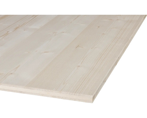 3-Schicht-Stabilholzplatte Fichte 1250 x 625 x 60 mm Dreischichtplatte aus Fichte