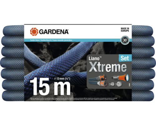 Gardena Liano Xtreme Textilschlauch Set 15 Meter