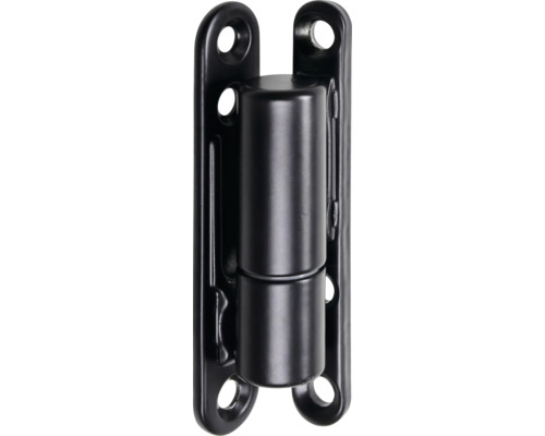 Renovierband wartungsfrei 83,5 x Ø 15 mm Stahl schwarz matt Scharnier aus Stahl mit Bohrungen zur Befestigung