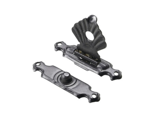 Möbelverschluss aus Metall, zweiteilig