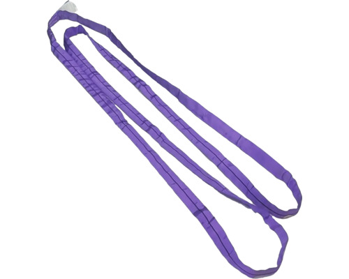 Lila Hebeschlaufe aus Textil für Lasten