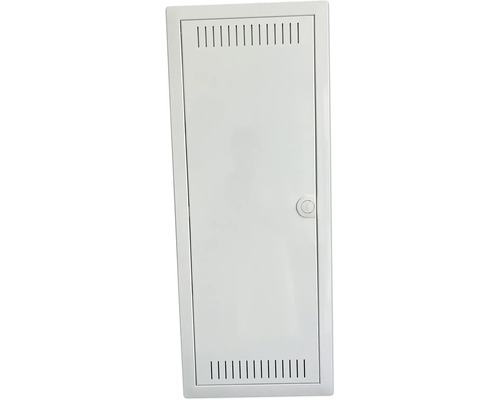 Revisionsklappe mit Lüftungsschlitzen und Drehriegelverschluss