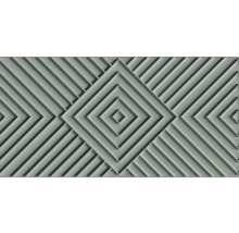 Dekorplatte mit geometrischem Rautenmuster