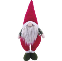 Dekorativer Weihnachtswichtel mit Bart und Mütze