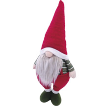 Dekorativer Weihnachtswichtel mit Bart und Mütze