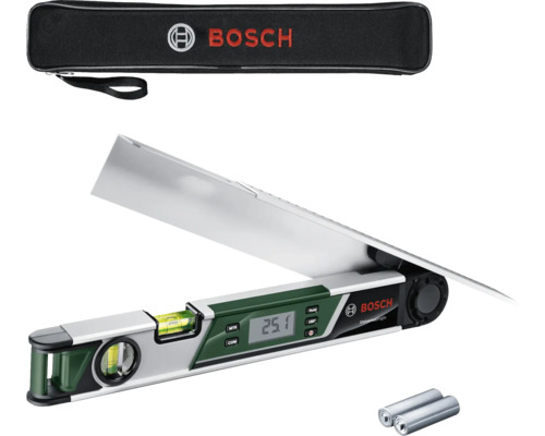 Bosch Wasserwaage mit digitaler Winkelanzeige, inklusive Tasche und Batterien