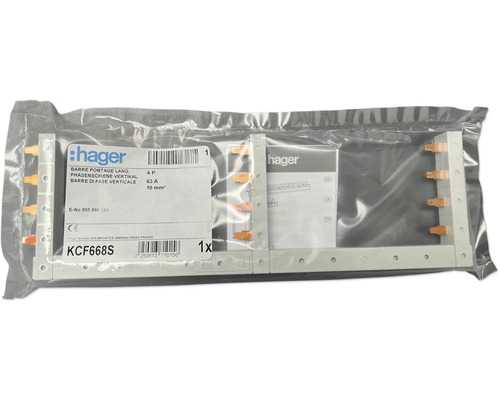 Hager Verbindungsschiene 4-polig 63 A