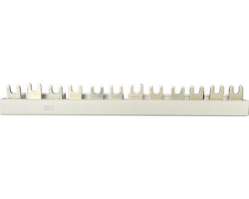 Hager KDS463AS Phasenschiene 12 Module 63A L1L2L3N-L1L2L3N-L1N-L2N QuickBusbar Reihenklemmenleiste mit mehreren Anschlüssen