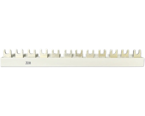 Hager KDS563A Phasenschiene 12 Module 63A L1N-L2N-L3N-L1N-L2N-L3N QuickBusbar Verteilerblock mit mehreren Anschlüssen für elektrische Leitungen