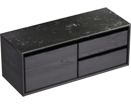 Waschtischunterschrank mit zwei Schubladen und Ablagefläche