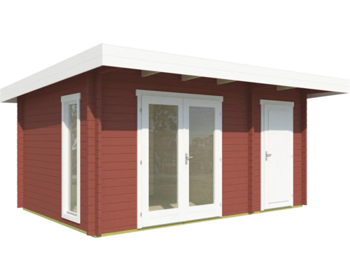 Gartenhaus mit Fenster, Doppeltür und Einzeltür