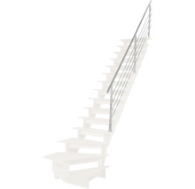 Geländer Aluminium für Pertura Agape 1/4 gewendelte Treppe