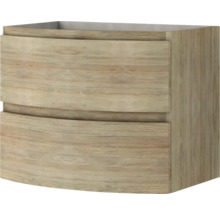 Waschbeckenunterschrank aus Holz mit zwei Schubladen