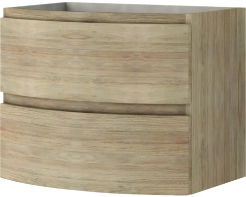 Waschbeckenunterschrank aus Holz mit zwei Schubladen