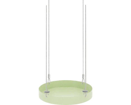 Hängepflanzschale mit Stahlseilaufhängung