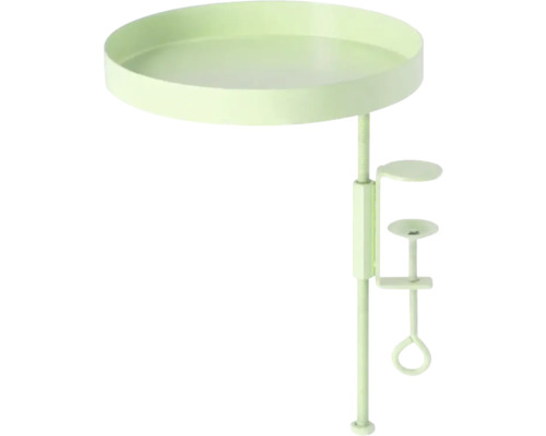 Klemmtisch mit runder Tischplatte