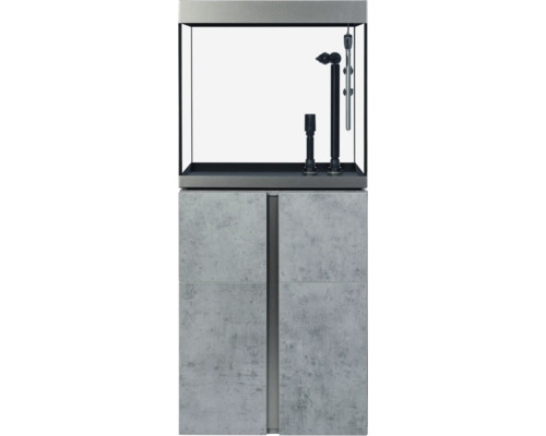 Aquariumkombination Fluval Siena 166 mit LED-Beleuchtung, Heizer, Außenfilter und Unterschrank 166 l Beton 55 x 55 x 128 cm Aquariumkombination Fluval Siena 166 mit LED-Beleuchtung, Heizer, Außenfilter und Unterschrank 166 l Beton 55 x 55 x 128 cm
