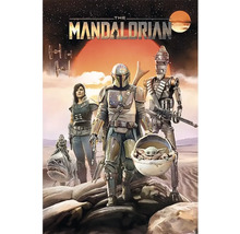 Decopanel The Mandalorian group 60x90 cm
