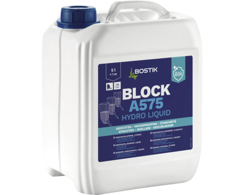 Bostik BLOCK A575 HYDRO LIQUID Horizontalsperre 5 l
