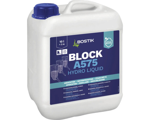 Bostik BLOCK A575 HYDRO LIQUID Horizontalsperre 10 l