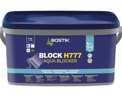 Bostik BLOCK H777 AQUA BLOCKER Hybrid Universalabdichtung 6 Kg Bostik BLOCK H777 AQUA BLOCKER Hybrid Universalabdichtung 6 Kg