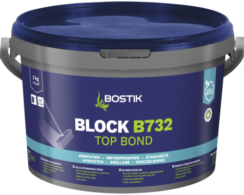 Bostik BLOCK B732 TOP BOND Bitumenkaltkleber 3 Kg Bostik BLOCK B732 TOP BOND Bitumenkaltkleber 3 Kg