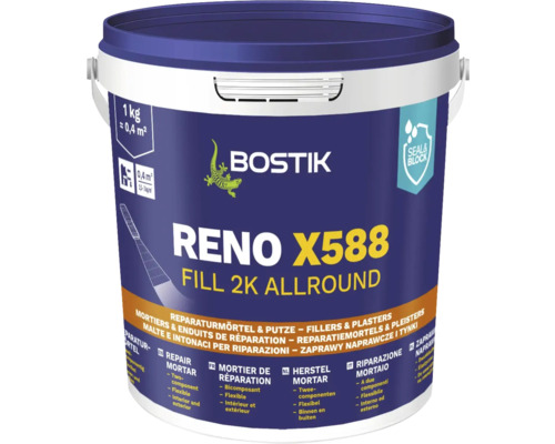 Bostik RENO X588 FILL 2K Reparaturmörtel 1 kg-0