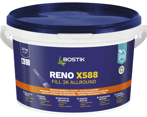 Bostik RENO X588 FILL 2K Reparaturmörtel 2,5 kg Bostik RENO X588 FILL 2K Reparaturmörtel 2,5 kg