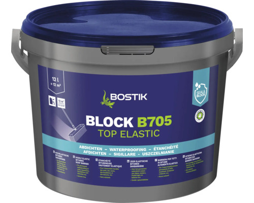 Bostik BLOCK B705 TOP ELASTIC Bitumendachsperre 12 l Bostik BLOCK B705 TOP ELASTIC Bitumendachsperre 12 l
