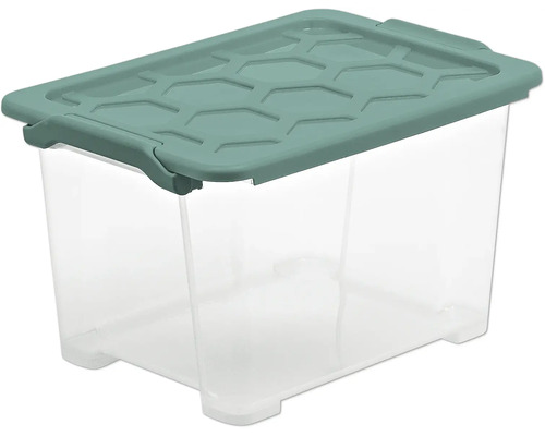 Rotho Aufbewahrungsbox Evo Safe transparent 25l 39,3x23x28,3 cm