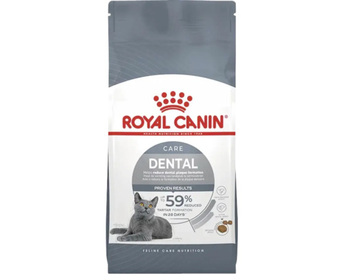 Katzenfutter trocken, ROYAL CANIN Dental Care für gesunde Zähne mit Zahnpflege Aktivnährstoff, 8 kg