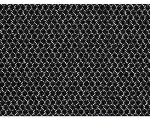 Detailaufnahme eines schwarzen Drahtgeflechts