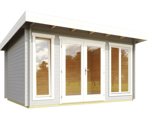 Gartenhaus mit Fenstern und Doppeltür